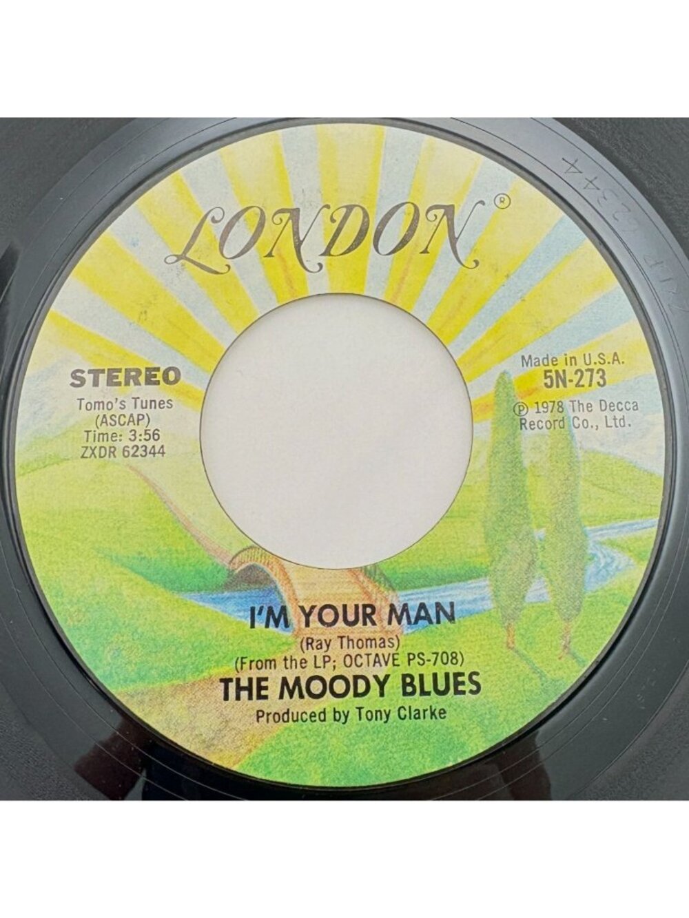 Moody Blues Im Your Man / Driftwood 45 Vinyl 1970s Progressive Rock London VG
